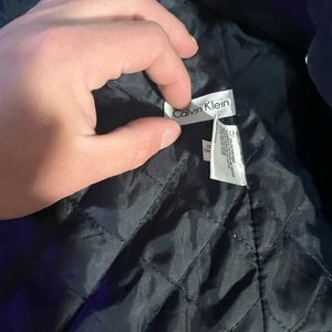 Calvin Klein Mens Leather Jacket